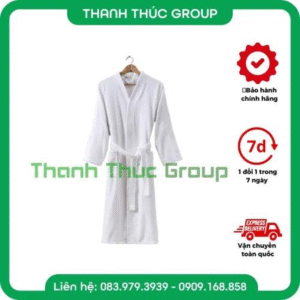 Áo Choàng Tắm Cao Cấp 100% Cotton